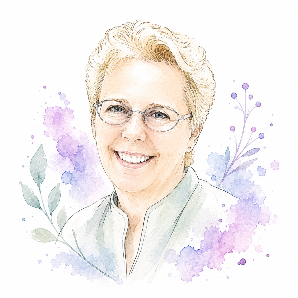 Illustrated portrait of Wendy Boutilier